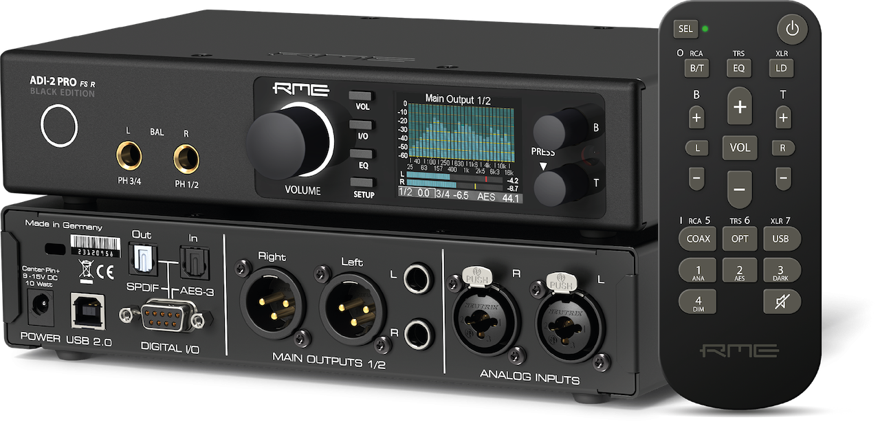 RME ADI-2 Pro FS R Black Edition