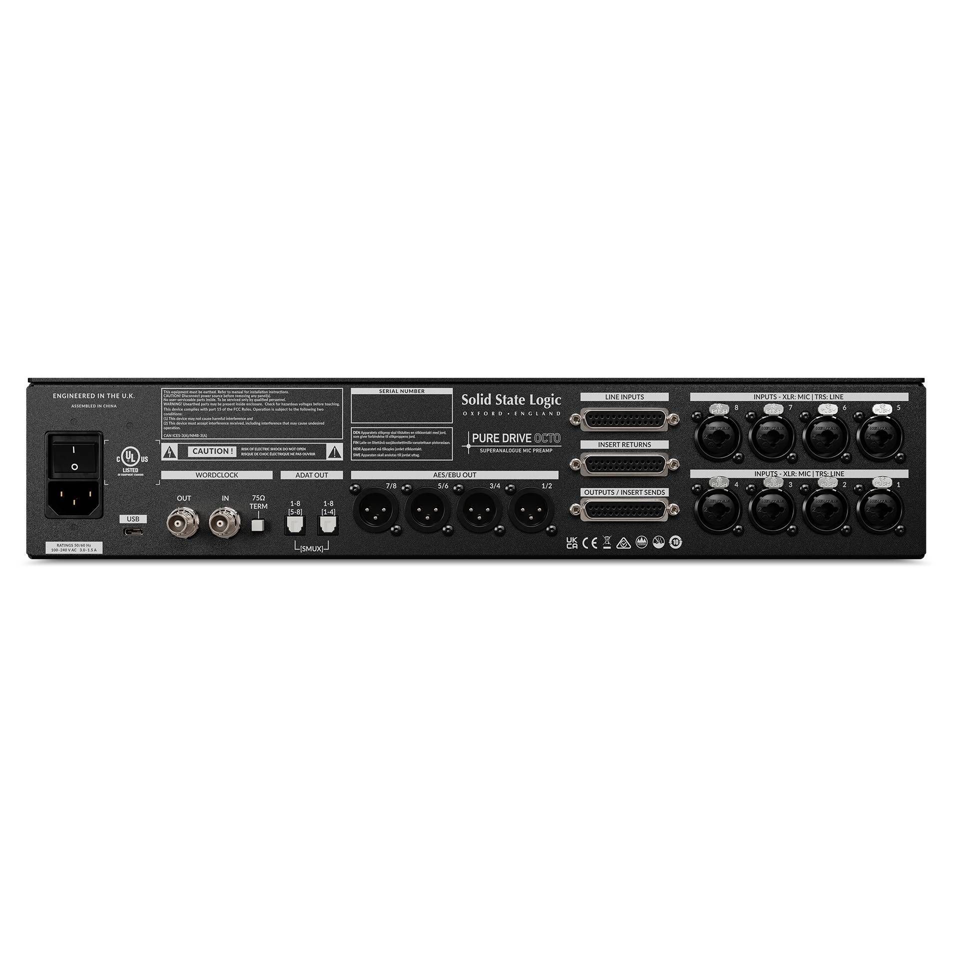 Solid State Logic SSL Pure Drive Octo Solid State Logic SSL Pure Drive Octo