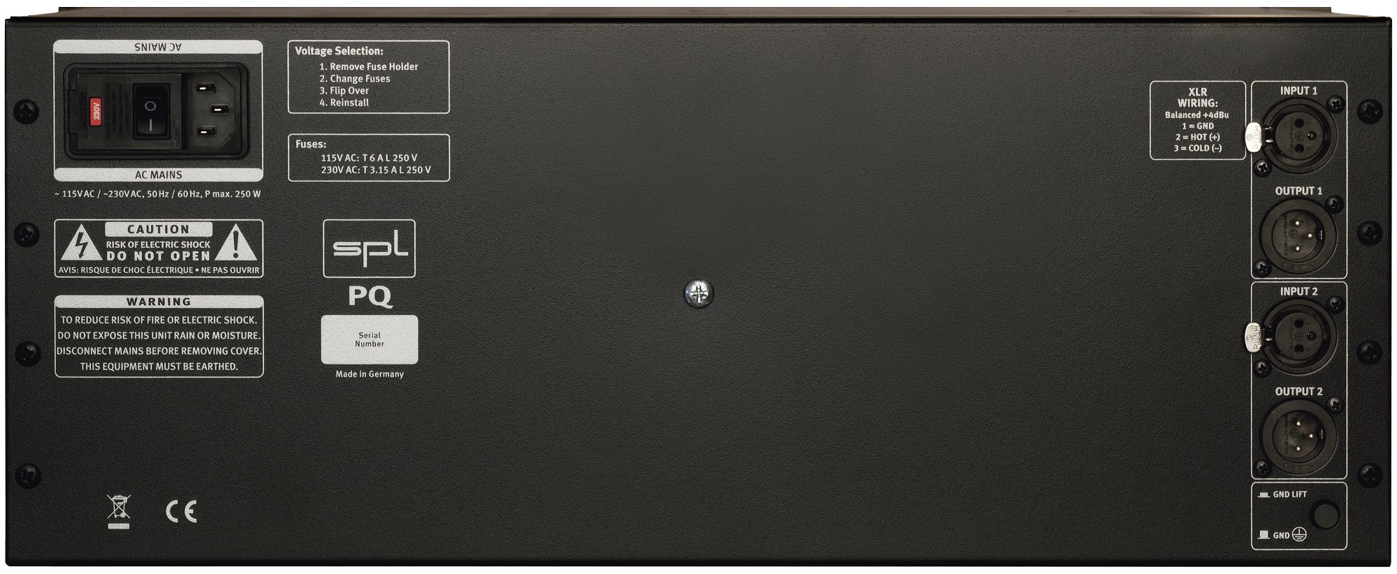 SPL PQ Mastering Equalizer