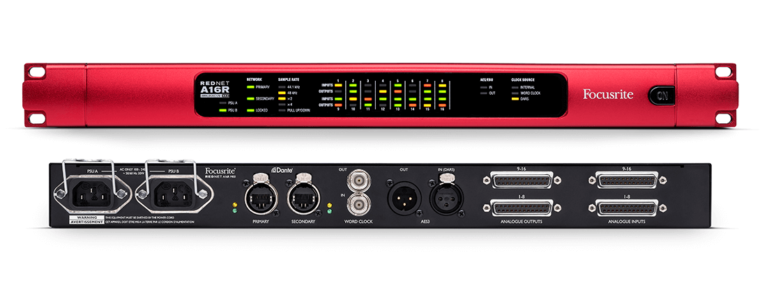 Focusrite RedNet A16R MkII Focusrite RedNet A16R MkII