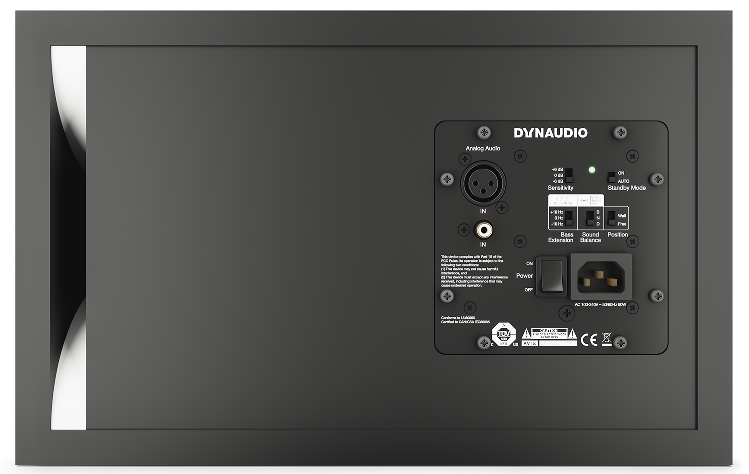 Dynaudio LYD-48 Black Left Dynaudio LYD-48 Black Left