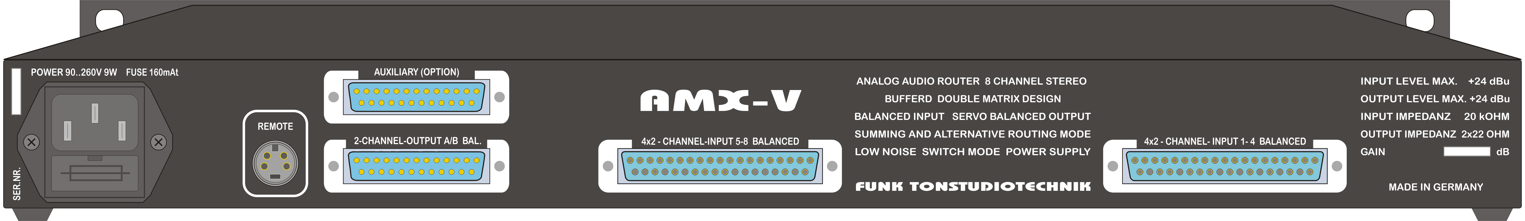 Funk Tonstudiotechnik AMX-V