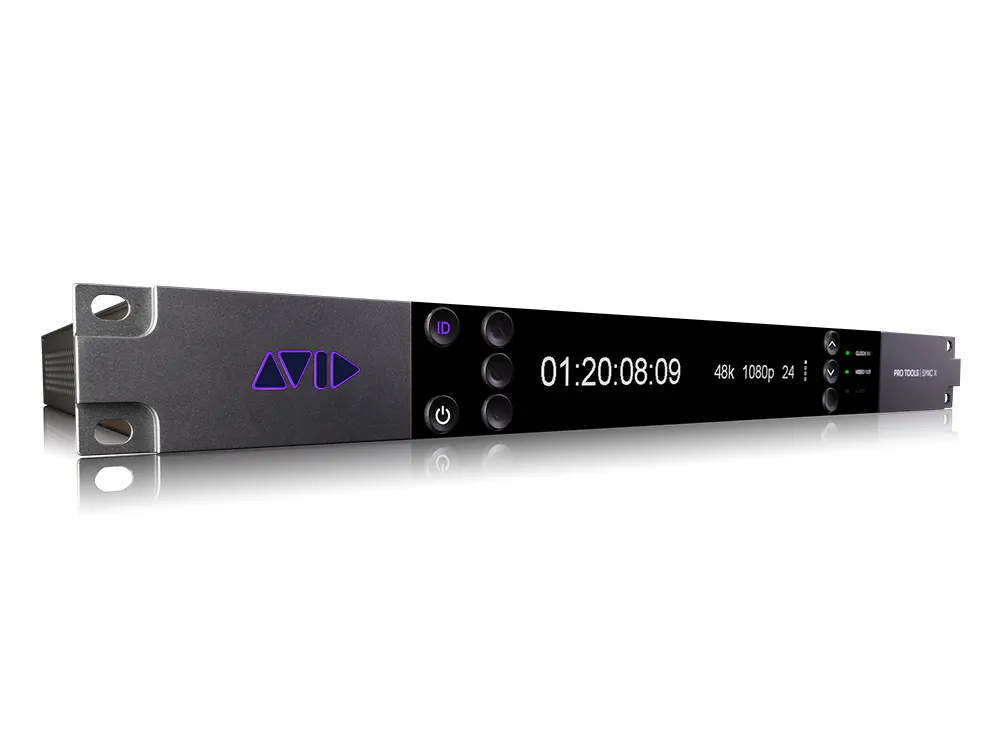 AVID Interface, Pro Tools, SYNC X, Master Clock, 19", 1HE AVID Interface, Pro Tools, SYNC X, Master Clock, 19", 1HE