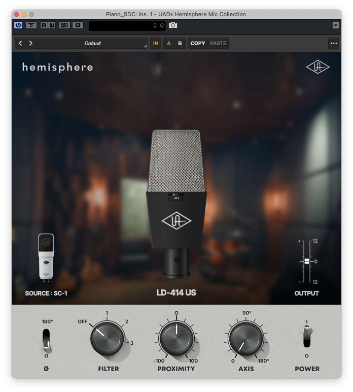 Universal Audio SC-1 Standard Condenser with Hemisphere Mic Modeling Universal Audio SC-1 Standard Condenser with Hemisphere Mic Modeling
